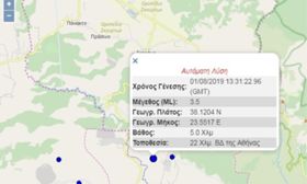 Νέος σεισμός στην Αθήνα! 